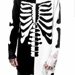 KILLSTAR Skeletor Knit Sweater